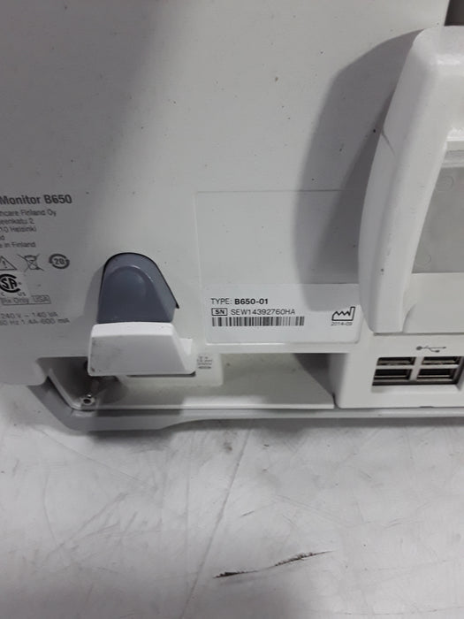 GE Healthcare Carescape B650 Post Anesthesia Care Patient Monitor