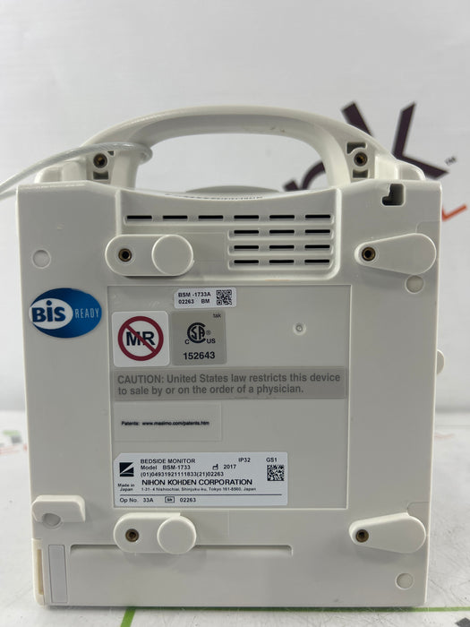 Nihon Kohden BSM-1733 Life Scope PT Transport Patient Monitor