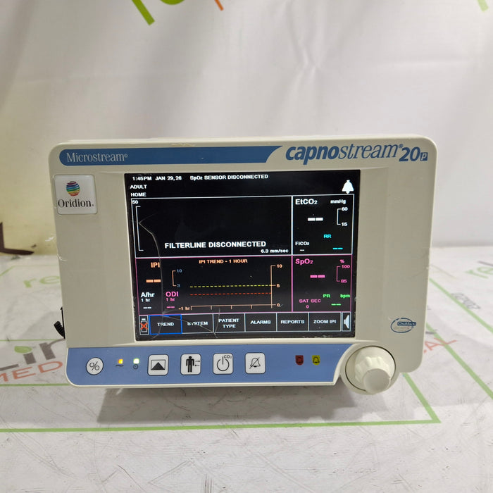 Oridion Capnostream 20P Capnography Monitor