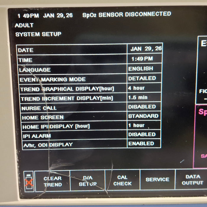 Oridion Capnostream 20P Capnography Monitor