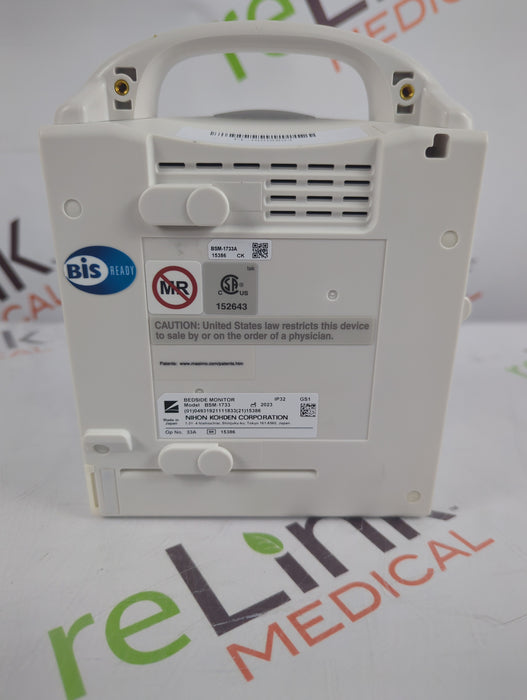 Nihon Kohden BSM-1733 Life Scope PT Transport Patient Monitor