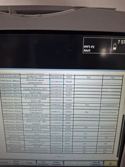 GE Healthcare Carescape B450 Post Anesthesia Care Patient Monitor
