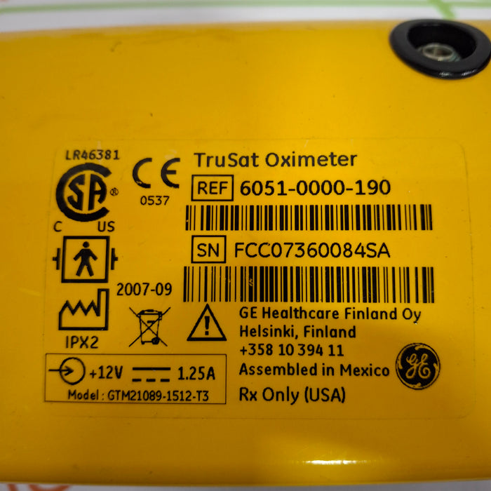 Ohmeda Medical TruSat Oximeter