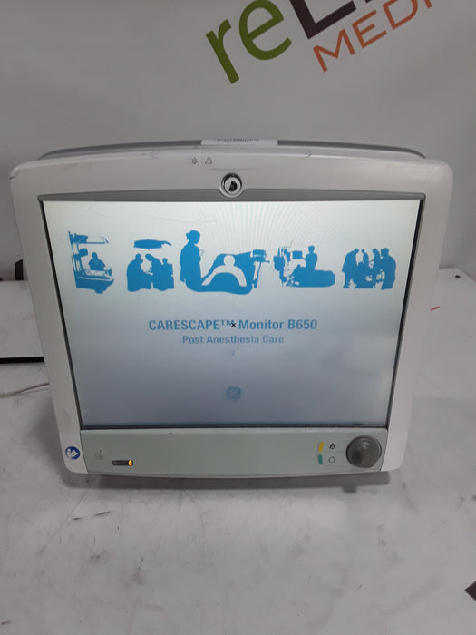 GE Healthcare Carescape B650 Post Anesthesia Care Patient Monitor
