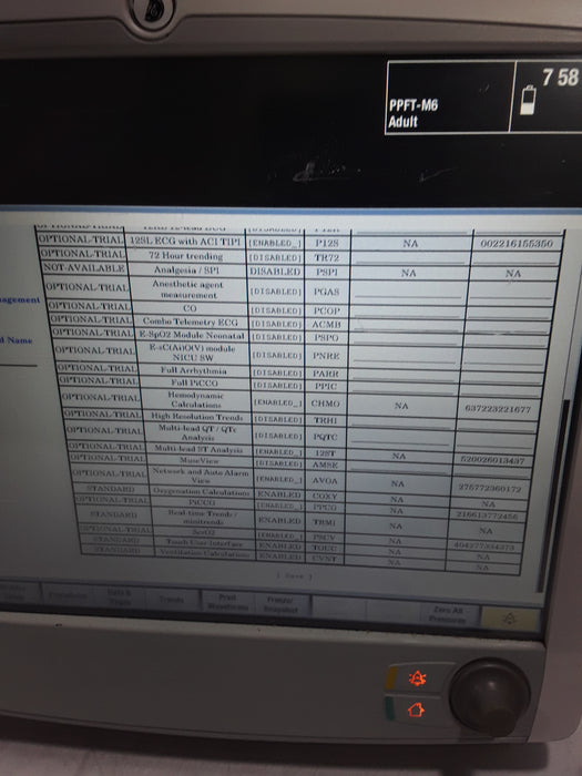 GE Healthcare Carescape B650 Post Anesthesia Care Patient Monitor
