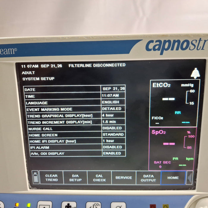 Oridion Capnostream 20P Capnography Monitor