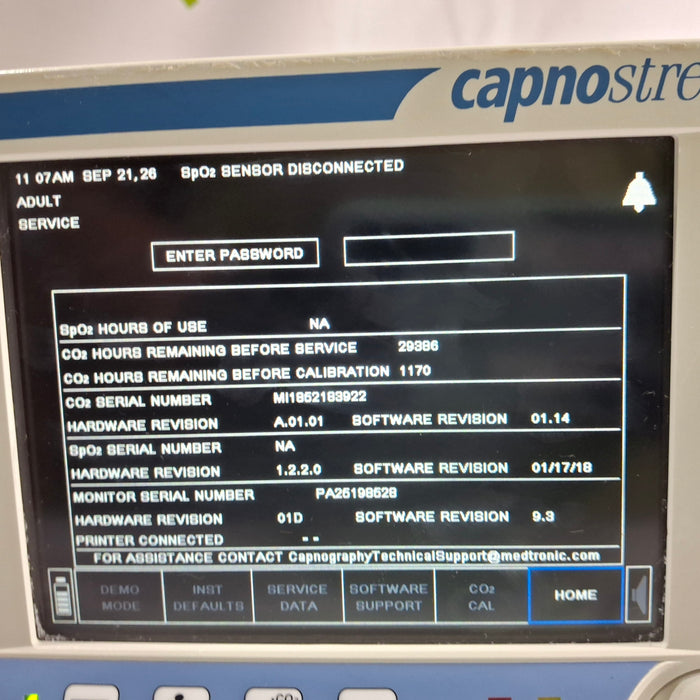 Oridion Capnostream 20P Capnography Monitor