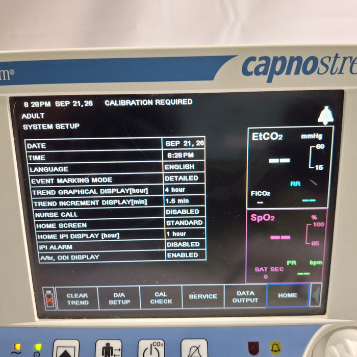Oridion Capnostream 20P Capnography Monitor
