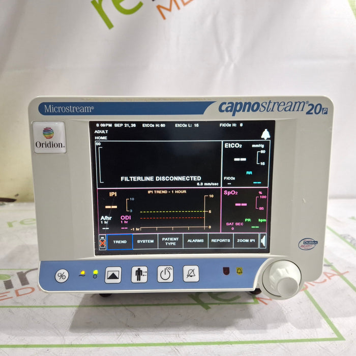 Oridion Capnostream 20P Capnography Monitor
