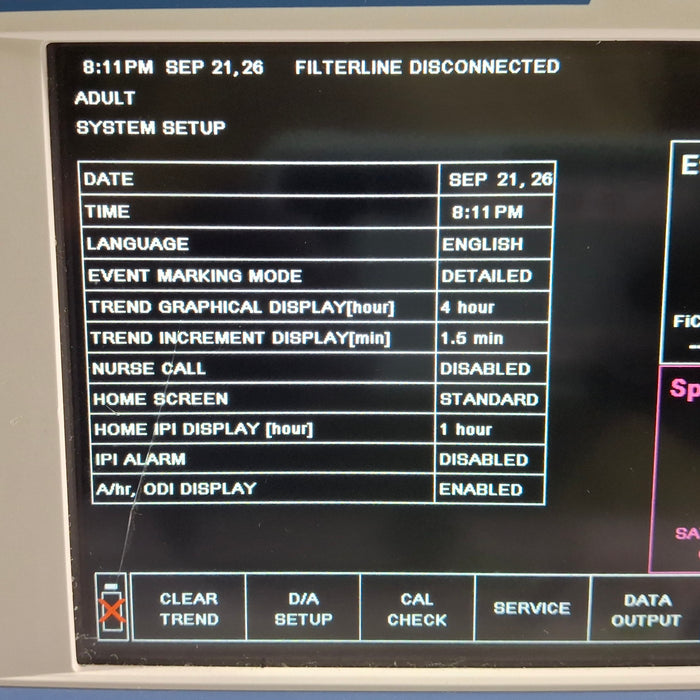 Oridion Capnostream 20P Capnography Monitor