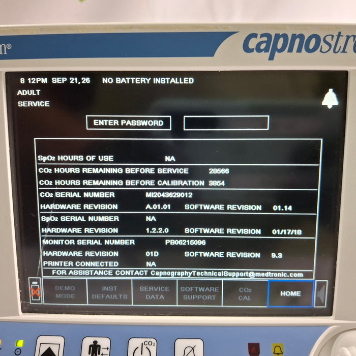 Oridion Capnostream 20P Capnography Monitor