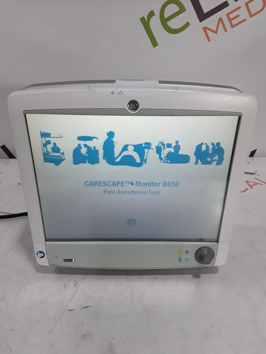 GE Healthcare Carescape B650 Post Anesthesia Care Patient Monitor