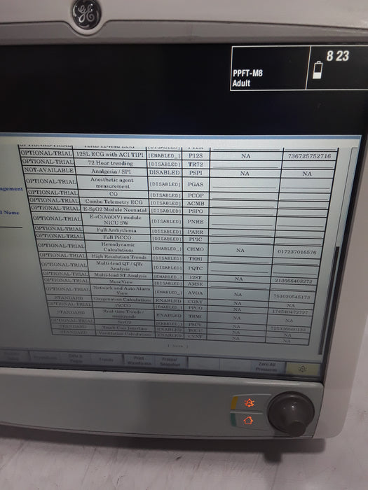 GE Healthcare Carescape B650 Post Anesthesia Care Patient Monitor