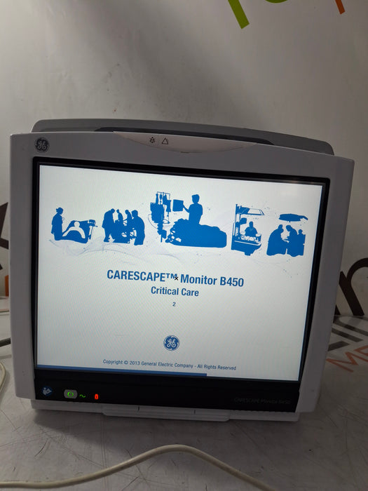 GE Healthcare Carescape B450 Critical Care Patient Monitor