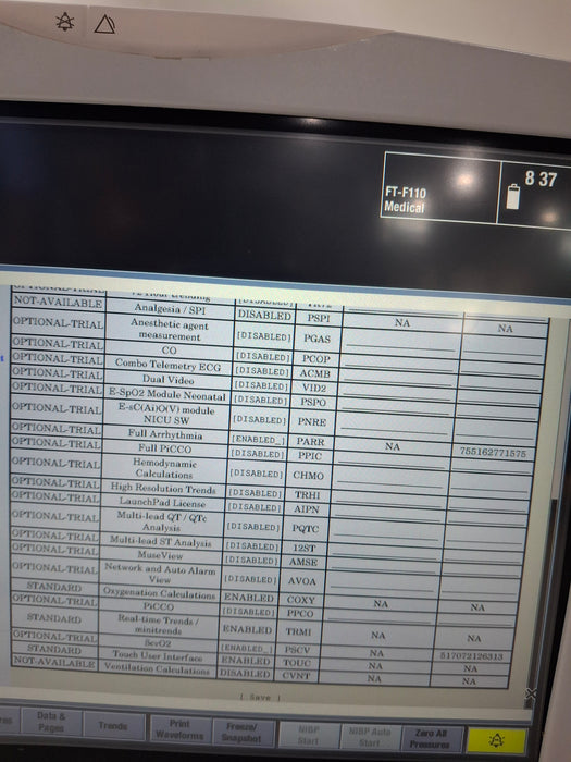 GE Healthcare Carescape B450 Critical Care Patient Monitor