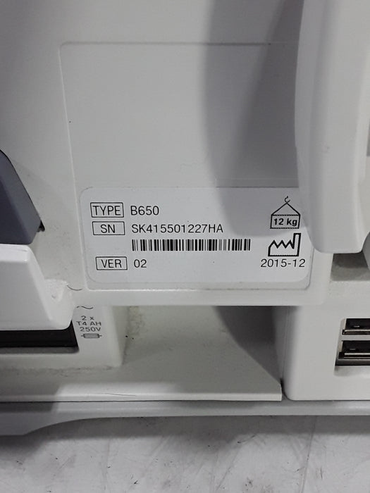 GE Healthcare Carescape B650 Post Anesthesia Care Patient Monitor