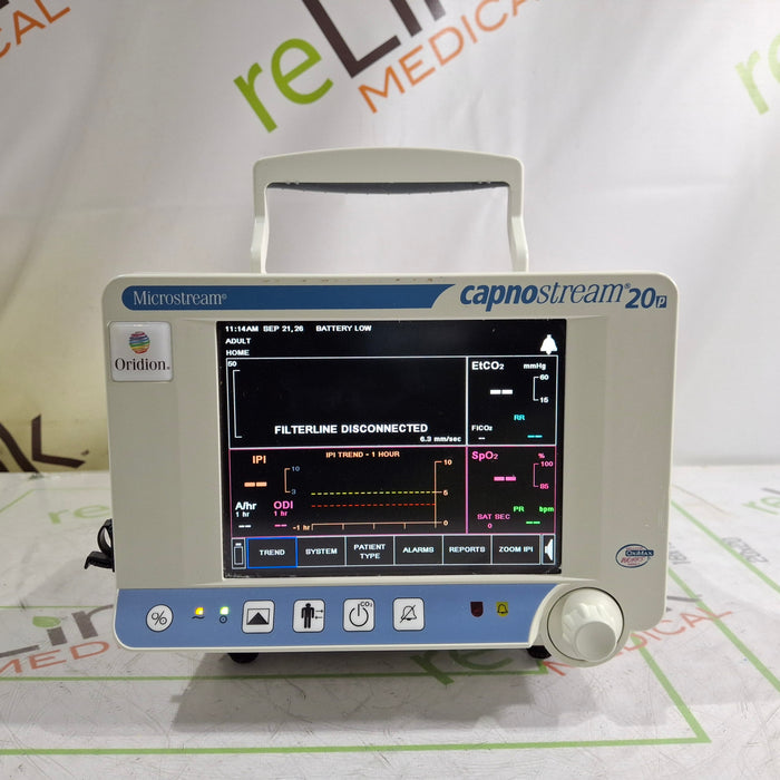 Oridion Capnostream 20P Capnography Monitor