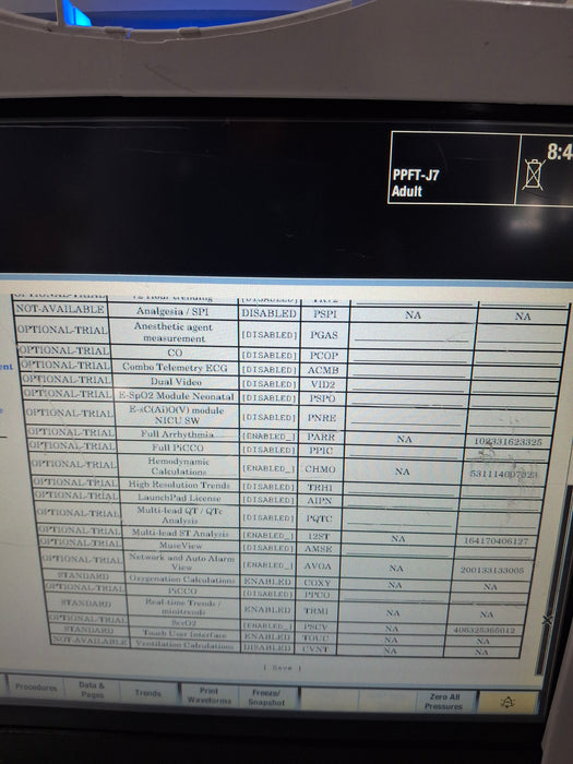GE Healthcare Carescape B450 Post Anesthesia Care Patient Monitor