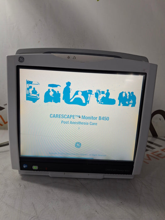 GE Healthcare Carescape B450 Post Anesthesia Care Patient Monitor