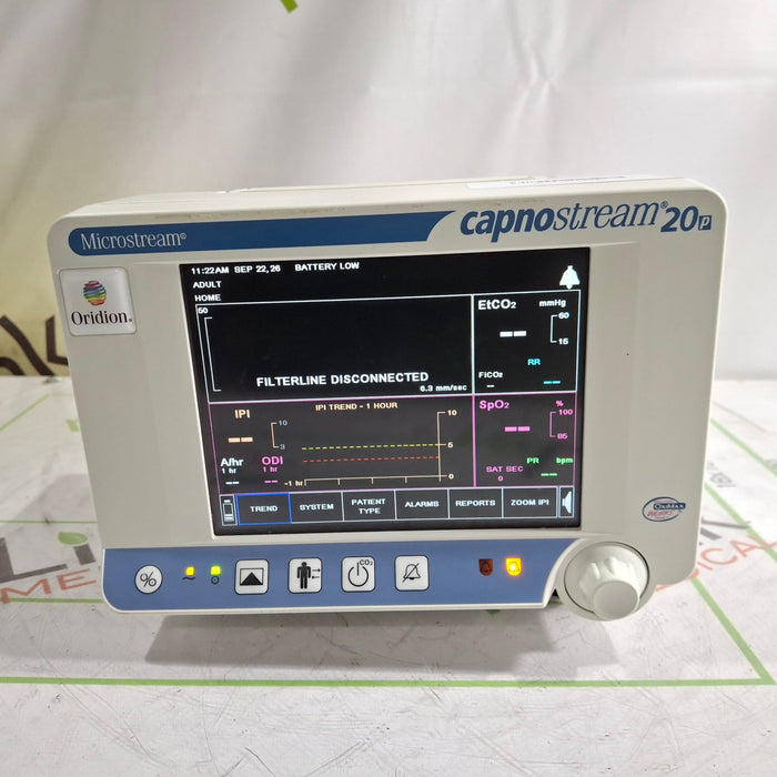 Oridion Capnostream 20P Capnography Monitor