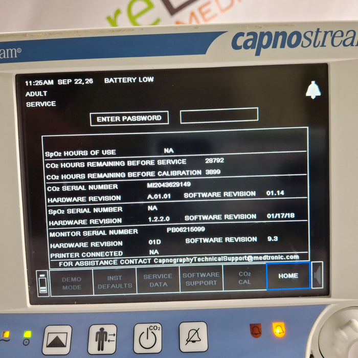 Oridion Capnostream 20P Capnography Monitor