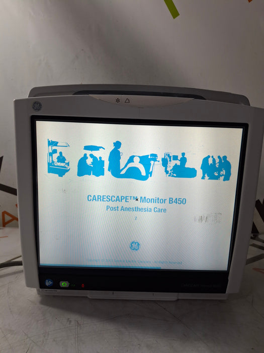 GE Healthcare Carescape B450 Post Anesthesia Care Patient Monitor