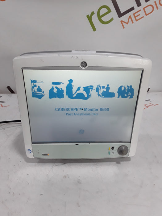 GE Healthcare Carescape B650 Post Anesthesia Care Patient Monitor
