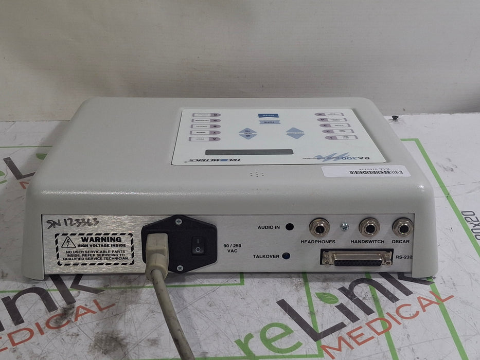 Tremetrics, Inc. RA300 Digital Audiometer Audiometric Sound Chamber AR902