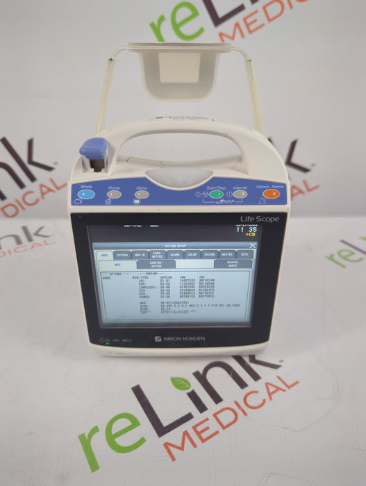 Nihon Kohden BSM-1733 Life Scope PT Transport Patient Monitor