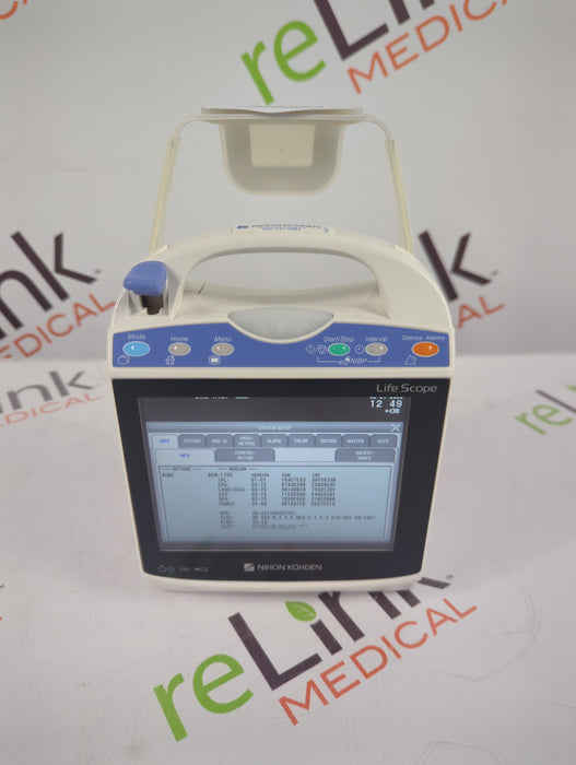 Nihon Kohden BSM-1733 Life Scope PT Transport Patient Monitor