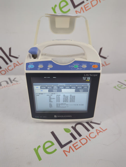 Nihon Kohden Nihon Kohden BSM-1733 Life Scope PT Transport Patient Monitor Patient Monitors reLink Online