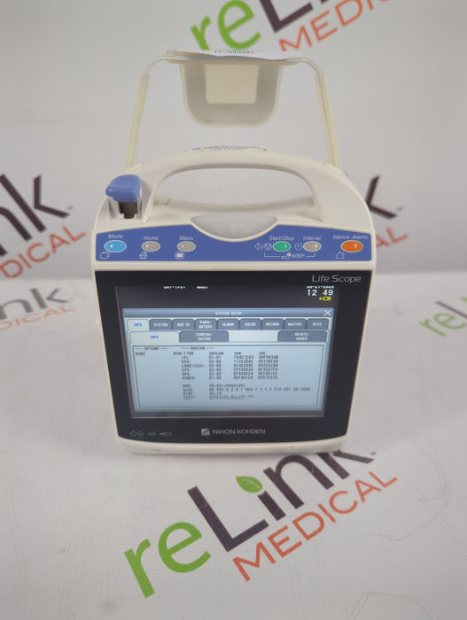 Nihon Kohden BSM-1733 Life Scope PT Transport Patient Monitor