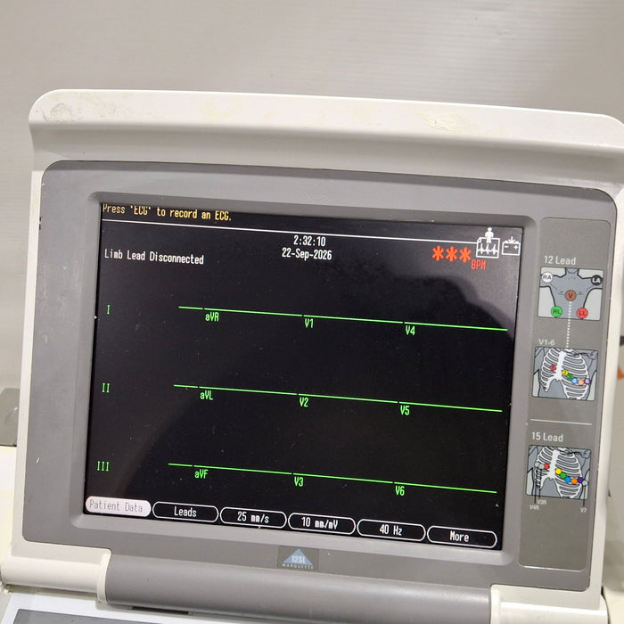 GE Healthcare MAC 5000 ECG with CAM Module