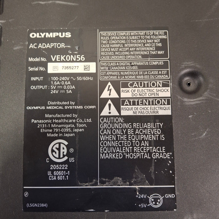 Olympus VEK0N56 Surgical Display AC Adapter