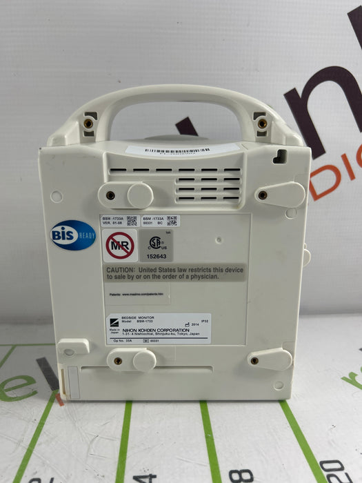 Nihon Kohden BSM-1733 Life Scope PT Transport Patient Monitor