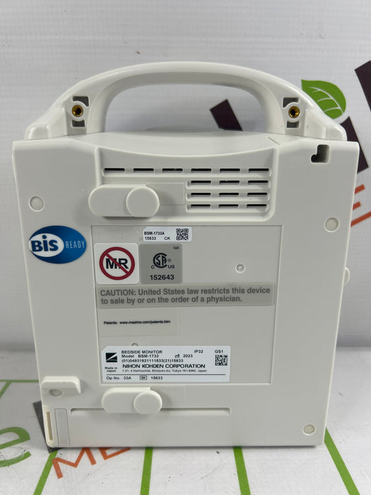 Nihon Kohden BSM-1733 Life Scope PT Transport Patient Monitor