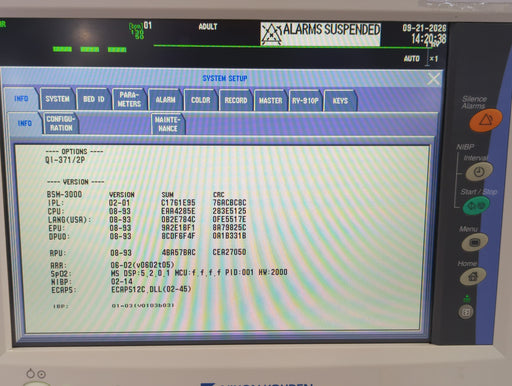 Nihon Kohden Nihon Kohden Life Scope BSM-3532 Bedside Monitor Patient Monitors reLink Online