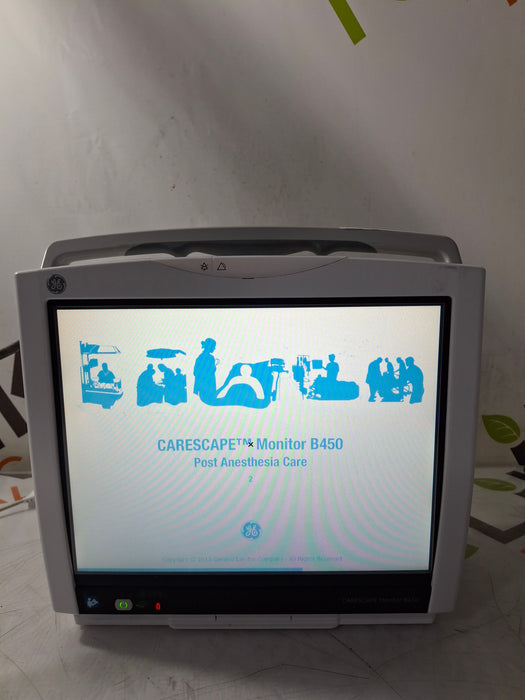 GE Healthcare Carescape B450 Post Anesthesia Care Patient Monitor