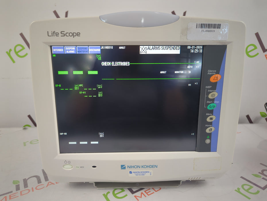 Nihon Kohden Life Scope BSM-3532 Bedside Monitor
