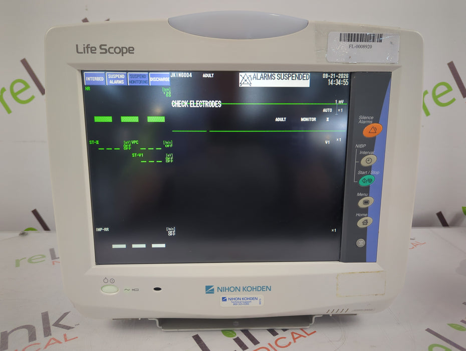 Nihon Kohden Life Scope BSM-3532 Bedside Monitor