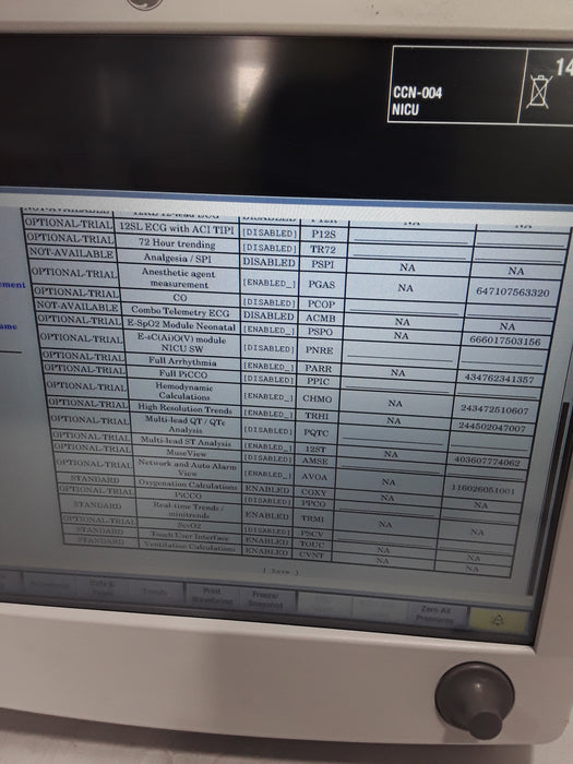 GE Healthcare Carescape B650 Neonatal Care Patient Monitor