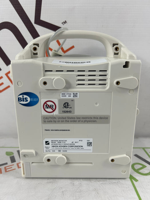 Nihon Kohden BSM-1733 Life Scope PT Transport Patient Monitor