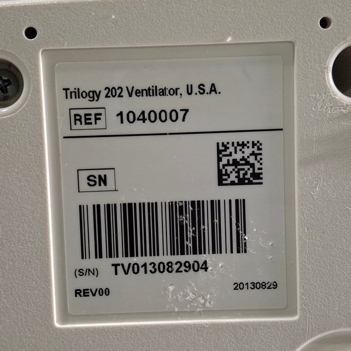 Respironics Trilogy 202 Ventilator