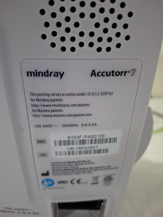 Mindray Accutorr 7 Vital Signs Monitor