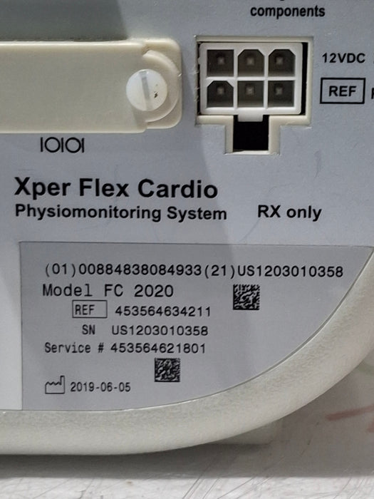 Philips Xper Flex Cardio  Model FC2020 Physiomonitoring System