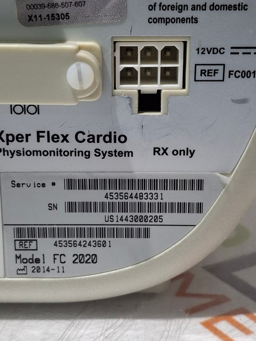 Philips Xper Flex Cardio  Model FC2020 Physiomonitoring System