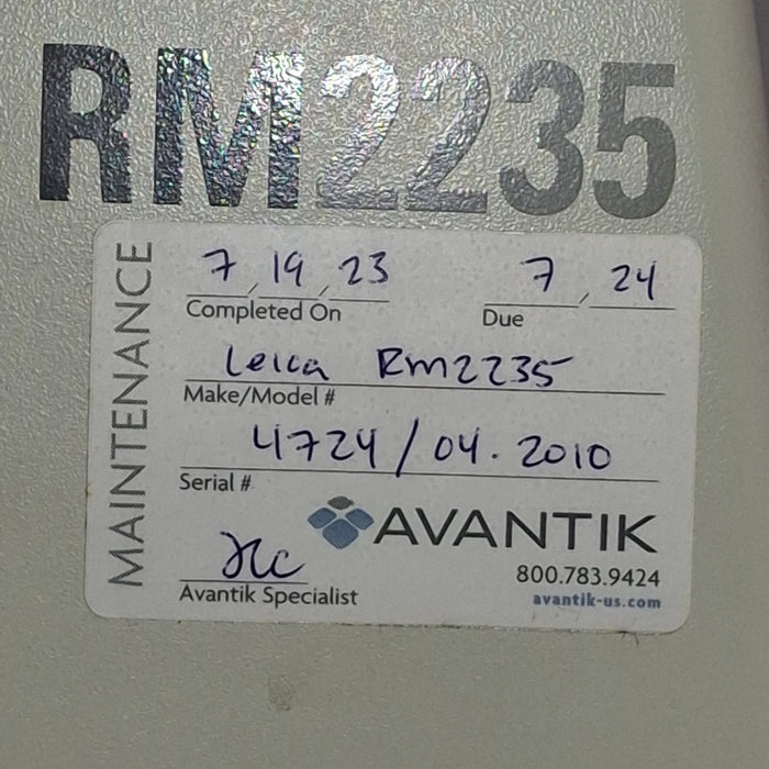 Leica RM2235 Manual Rotary Microtome