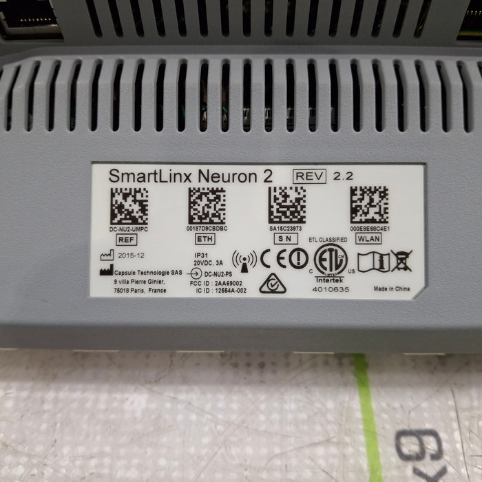 Smartlinx Inc Capsule Technologies Neuron 2 Monitor