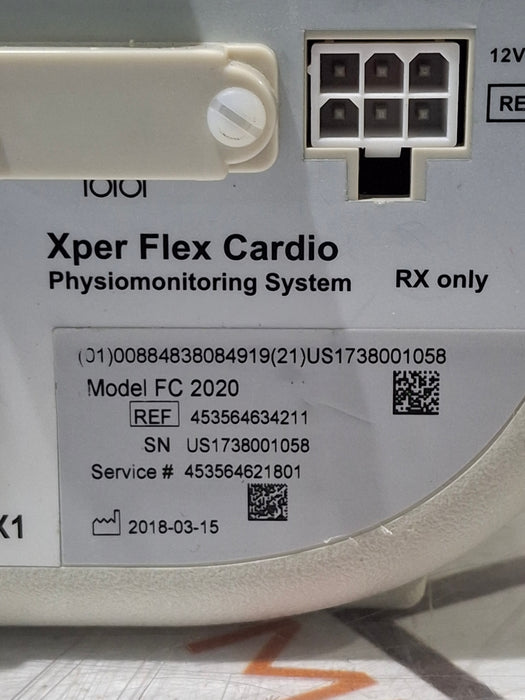 Philips Xper Flex Cardio  Model FC2020 Physiomonitoring System