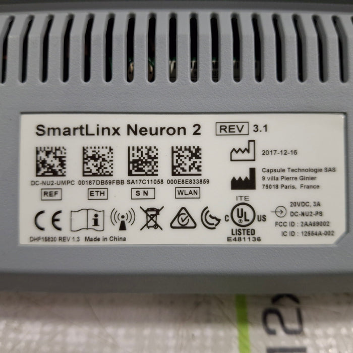 Smartlinx Inc Capsule Technologies Neuron 2 Monitor